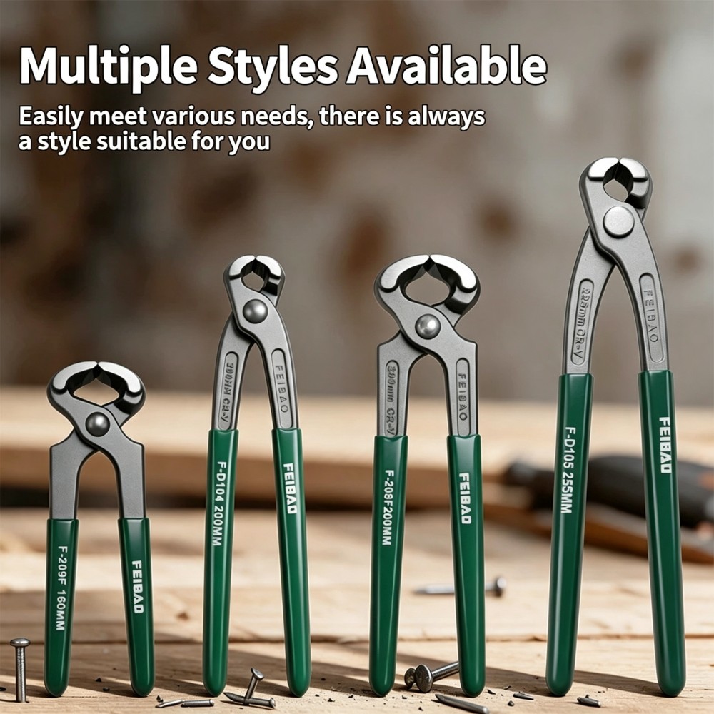 Hand Tools In Workshop - End Cutting Pliers CR-V Steel Nail