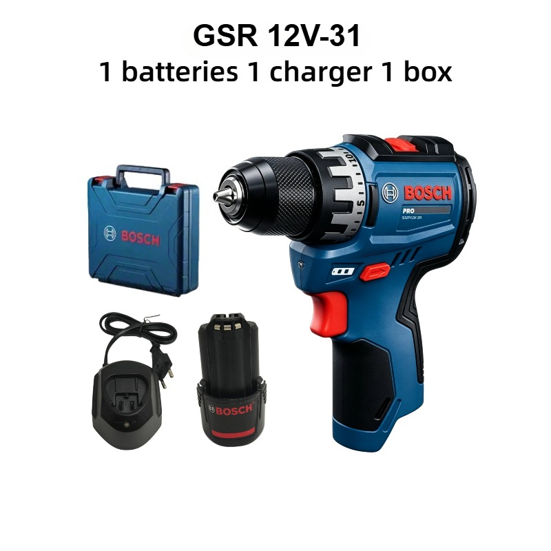 Screwdriver Set - Bosch Professional GSR 12V-31 Cordless Drill