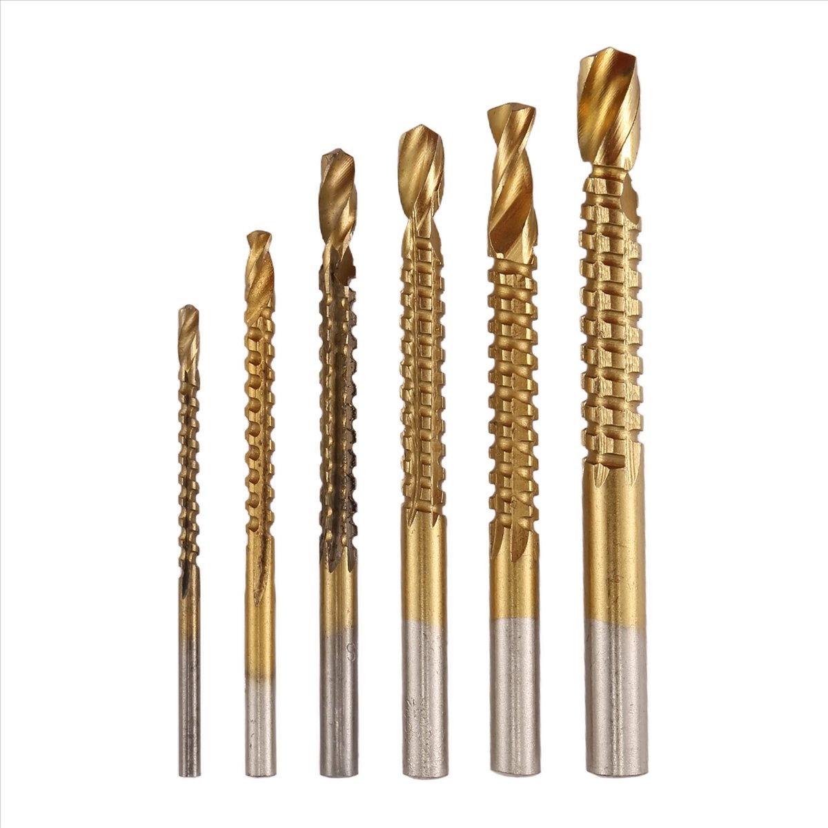 A77K 6Pcs Titanium Drill Saw B - Hacksaw 评论和价格