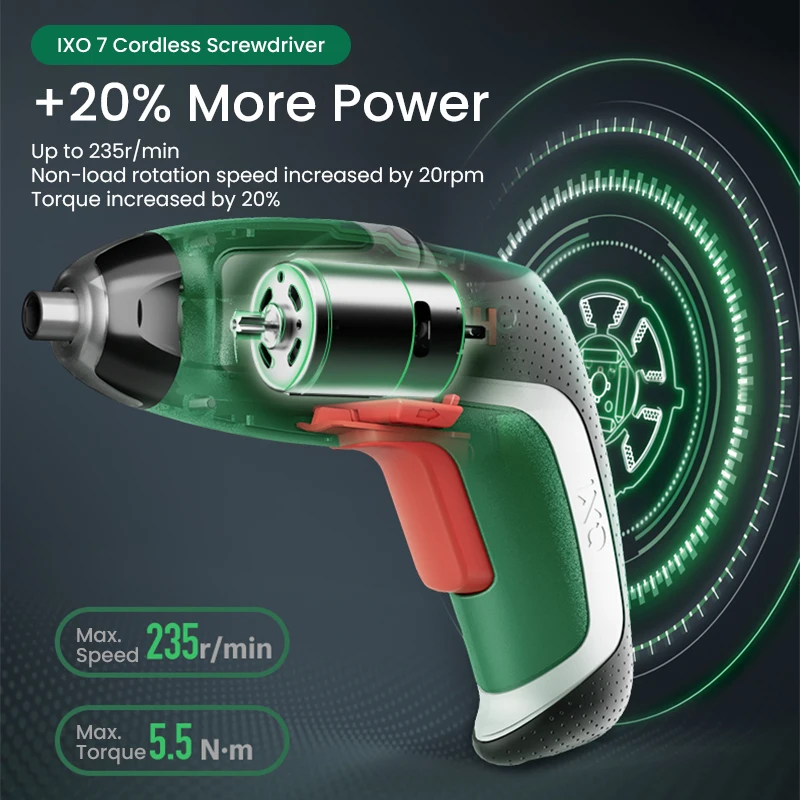 Bosch IXO 7 Cordless Screwdriv - Screwdriver Set 评论和价格
