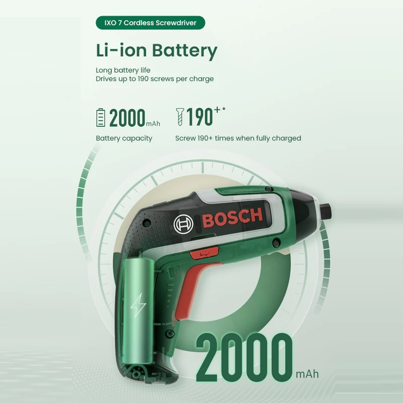 Bosch IXO 7 Cordless Screwdriv - Screwdriver Set 评论和价格