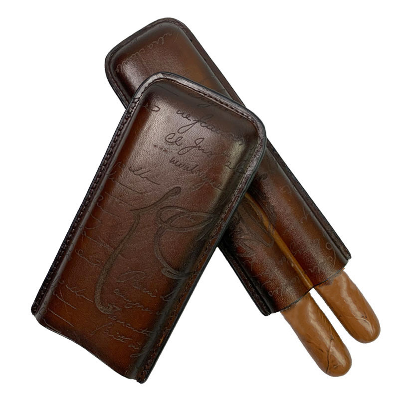 Leather Cigar Case Portable Tr - Tool Bag 评论和价格